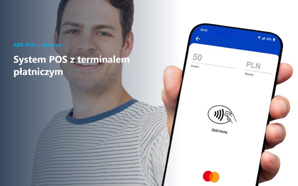 ABS POS + eService: system POS z terminalem płatniczym dla gastronomii
